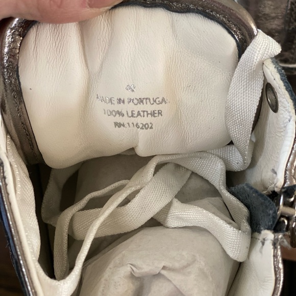 ZADIG & VOLTAIRE ZV1747 High Flash Metallic High Top
Sneakers Size 40 size US 9 - Picture 12 of 14